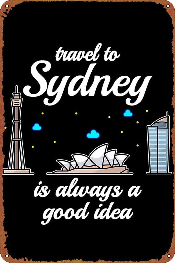 Home Bar Sydney - ملصقات ولافتات سفر إلى سيدني، ديكور