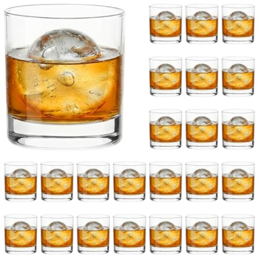 Old Fashioned Glass - مجموعة من 24 قطعة من أكواب