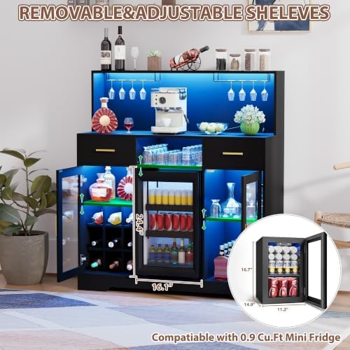 خزانة ثلاجة صغيرة مع وحدات تخز - مراجعة Home Bar And Fridge وسعره