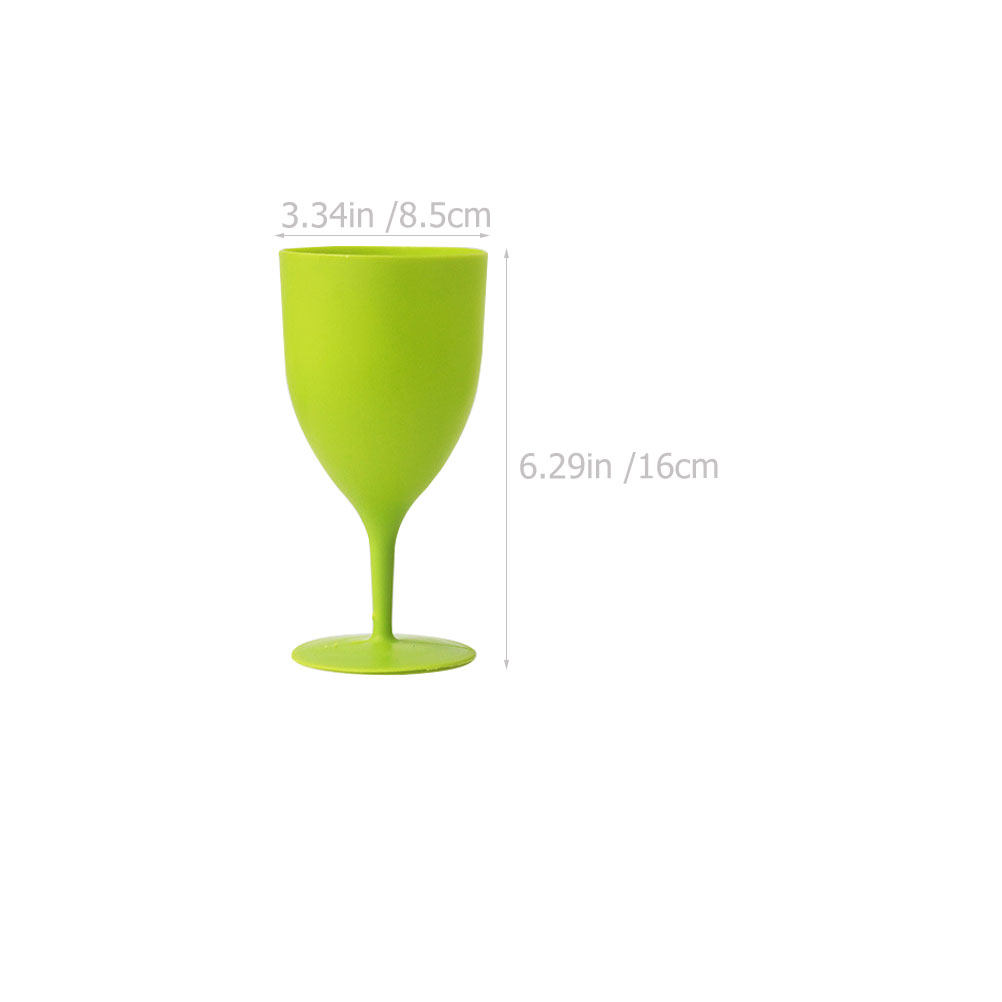 مجموعة من 6 أكواب نبيذ بلاستيك - مراجعة Home Bar Set وسعره
