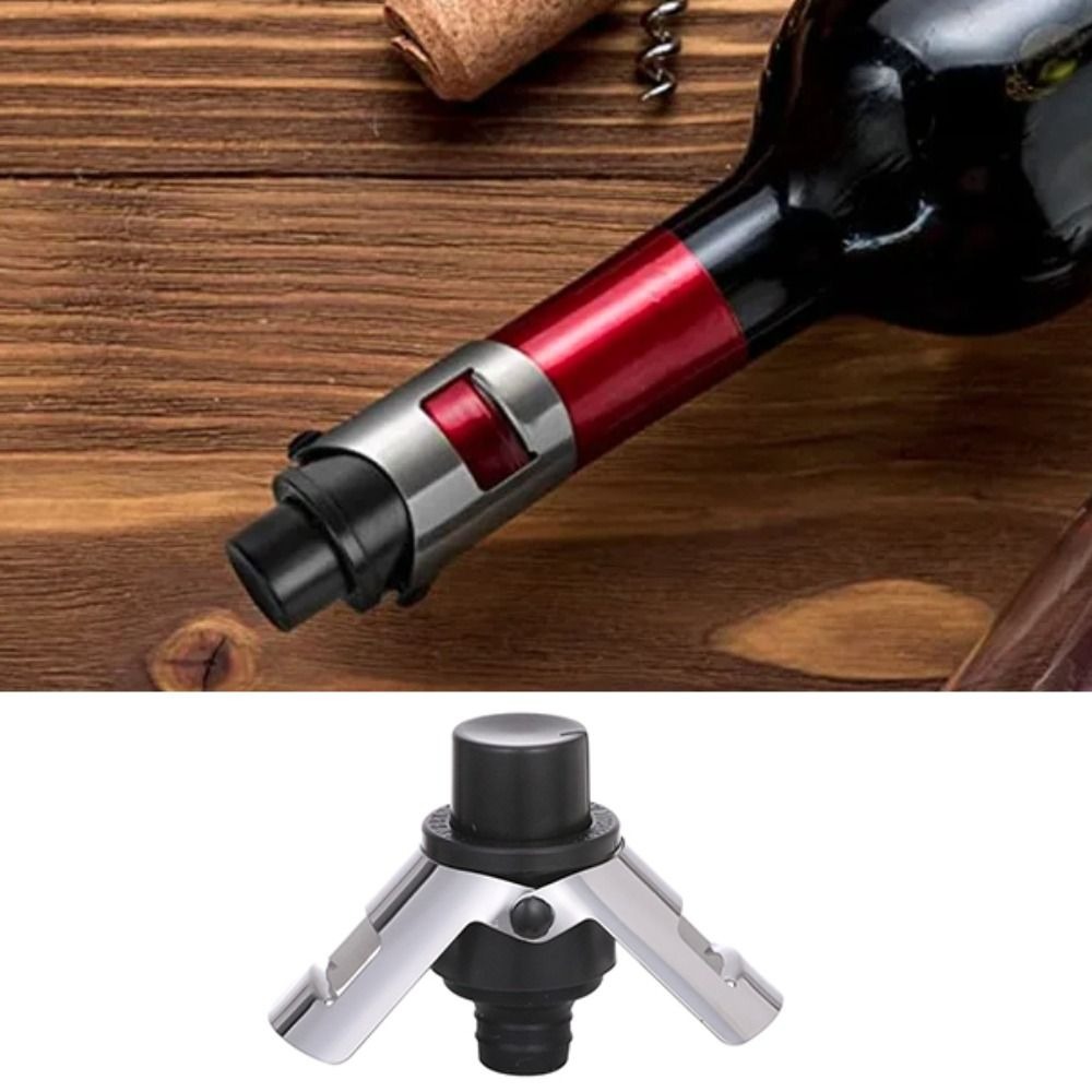 قطعتان من سدادات الشمبانيا الم - مراجعة Wine Preservation Pump وسعره