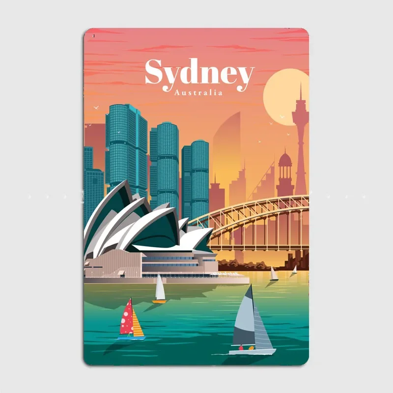 لافتة معدنية بتصميم ملصق عتيق  - مراجعة Home Bar Sydney وسعره