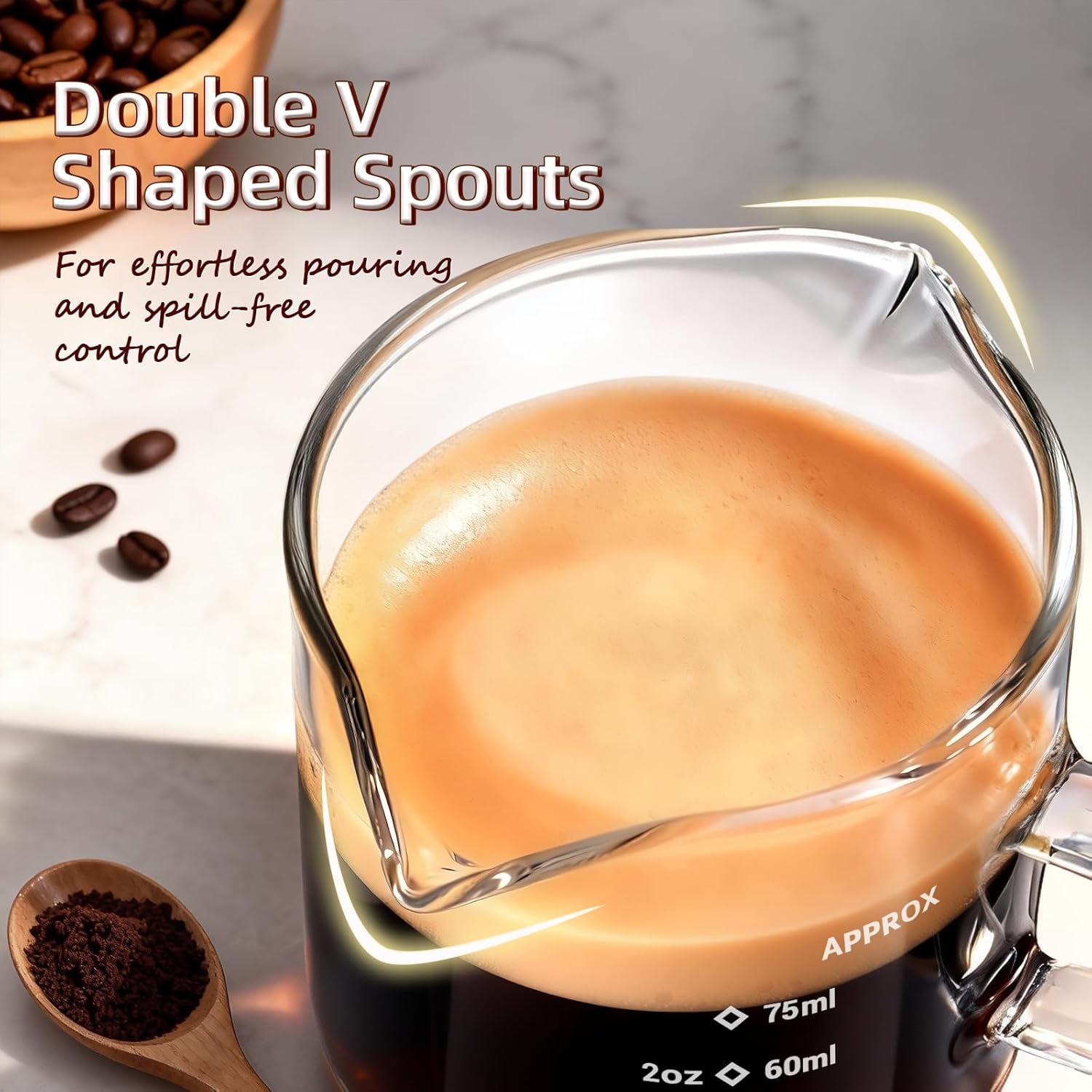1/2 قطعة كوب قياس شفاف بسعة 4  - مراجعة Home Bar Set وسعره