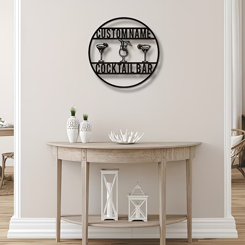 لافتة بار كوكتيل مخصصة بالاسم، - مراجعة Home Bar Signs وسعره