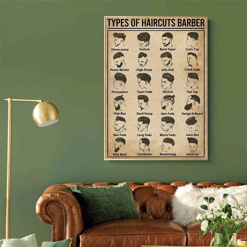 ملصق حلاق بدون إطار، بتصميمات  - مراجعة Home Barbershop وسعره