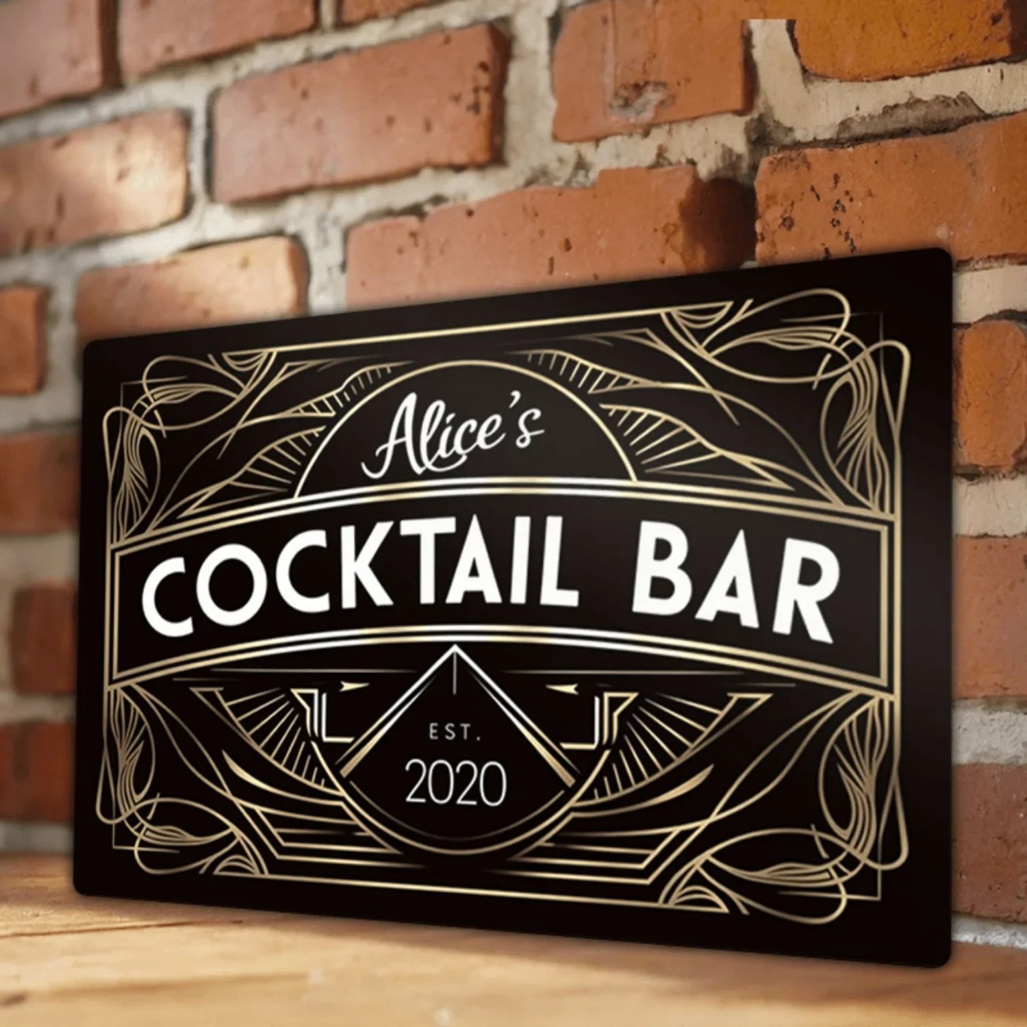 لافتة معدنية مخصصة بتصميم آرت  - مراجعة Home Bar Signs وسعره