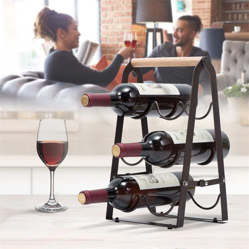 رف تخزين قابل للطي من الحديد ل - مراجعة Home Bar Shelf وسعره