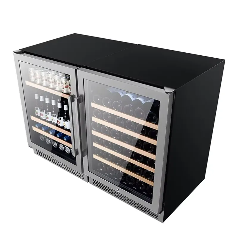ثلاجة نبيذ من الفولاذ المقاوم  - مراجعة Home Bar And Fridge وسعره