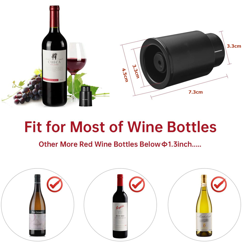 سدادات زجاجات النبيذ LMETJMA ق - مراجعة Wine Preservation Pump وسعره